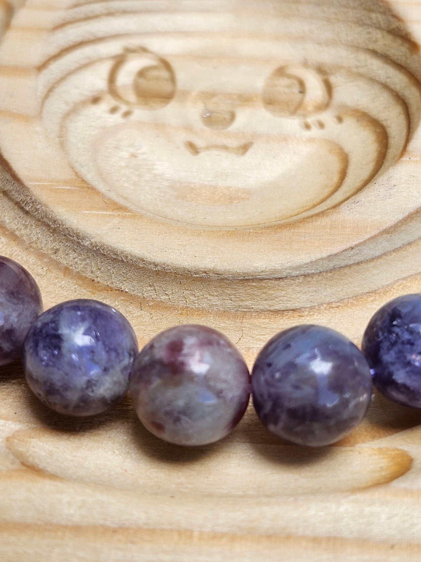 Tourmaline (Cherry Blossom) Beaded Bracelet