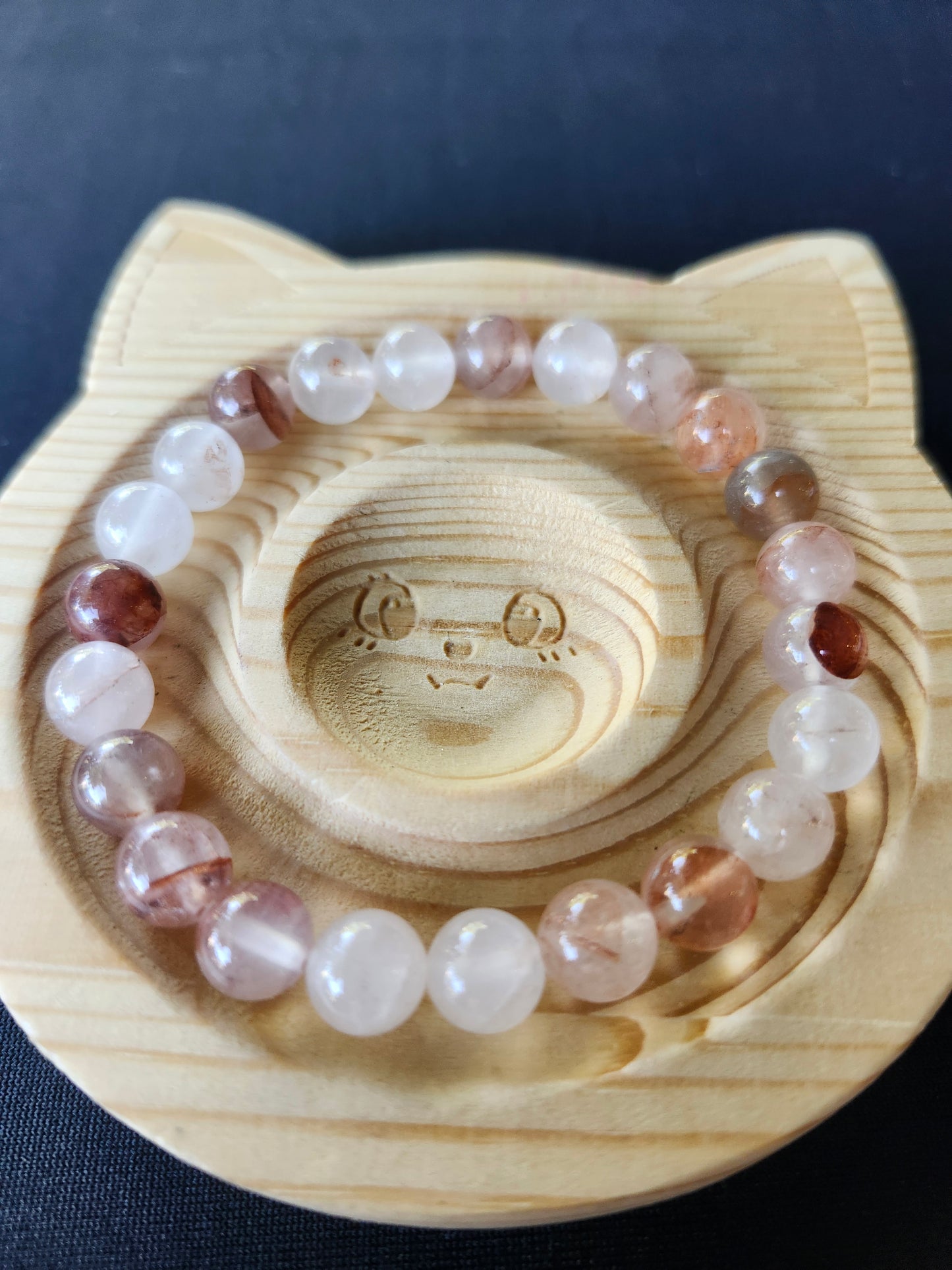 Fire Quartz Beaded Bracelet