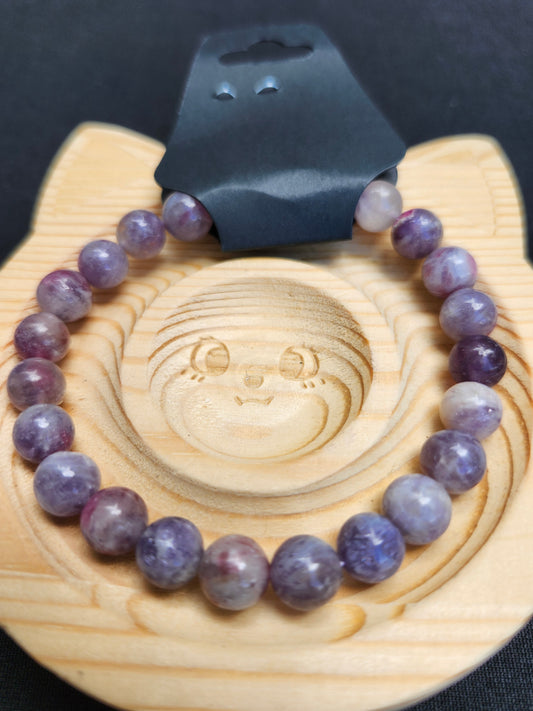 Tourmaline (Cherry Blossom) Beaded Bracelet