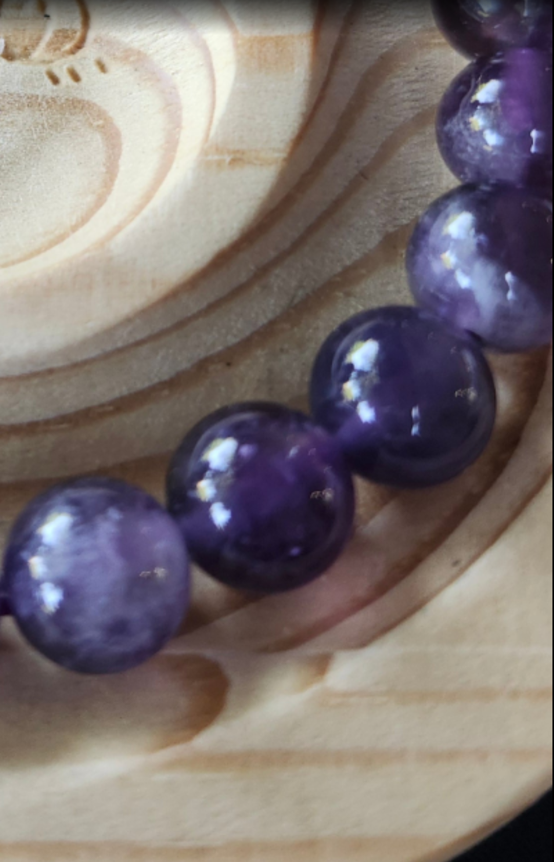 Amethyst Beaded Bracelet