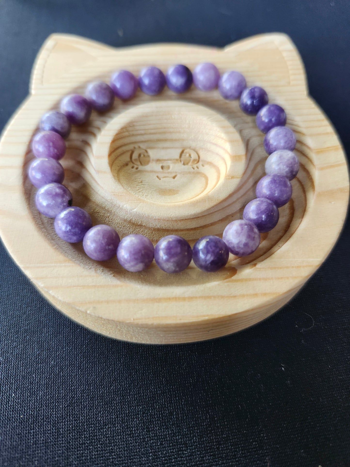 Lepidolite Beaded Bracelet