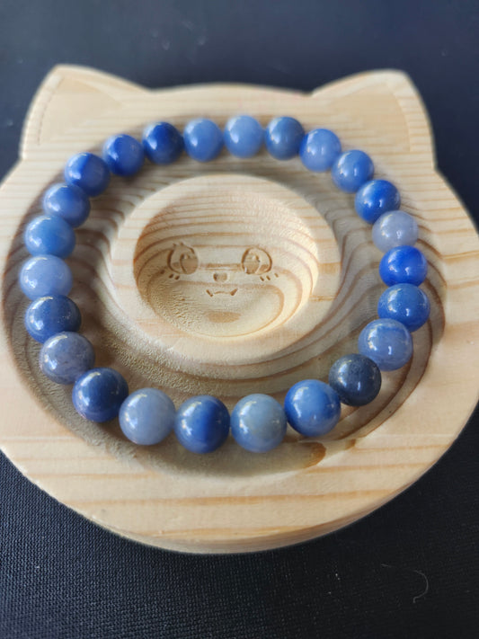 Blue Aventurine Beaded Bracelet